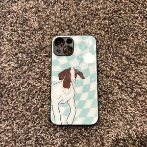 Goat pattern phone case